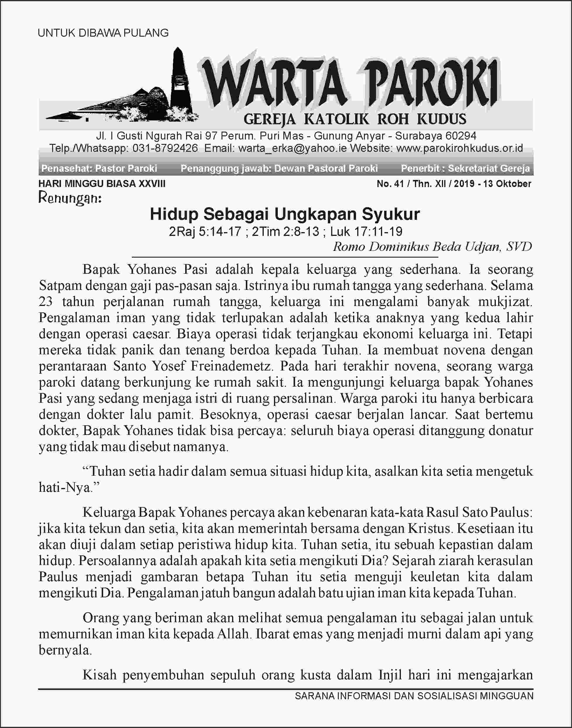 Paroki Roh Kudus